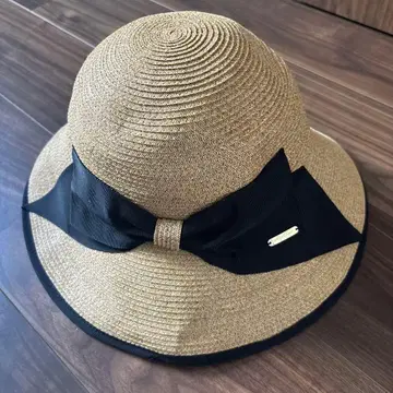 아시야 로사 블랑 Rose Blance 리본 스트로우 햇 정품