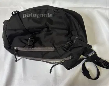 파타고니아 블랙 슬링백 Atom 8L