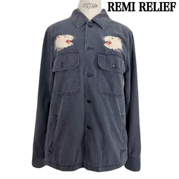 REMI RELIEF 레미릴리프 스카잔 수베니어 호랑이 자수 자켓