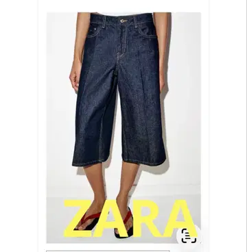 ZARA 하이웨스트 버뮤다 팬츠 34