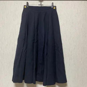 [ Oxford Traditional ] 스커트 모 100% 네이비 컬러