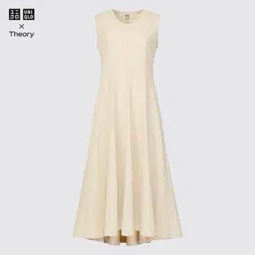 UNIQLO Theory 콜라보 원피스 화이트 S 사이즈