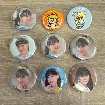 NiziU 캔뱃지 니나 마코 리오