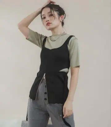 UNITEDTOKYO 뷔스티에 블랙 프리 사이즈