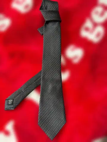 Ermenegildo Zegna 실크 넥타이 다크 그레이