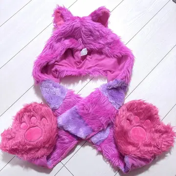 디즈니 체셔캣 머플러 캡 팬캡