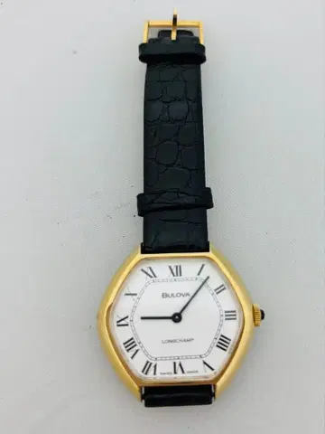 BULOVA 육각형 아날로그 손목시계