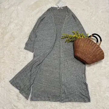 미사용 heavenly 헤븐리 린넨 가디건 하오리 그레이 프리