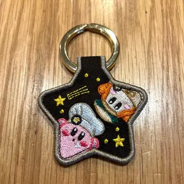 커비 카페 오호시사마 자수 키링 시크릿