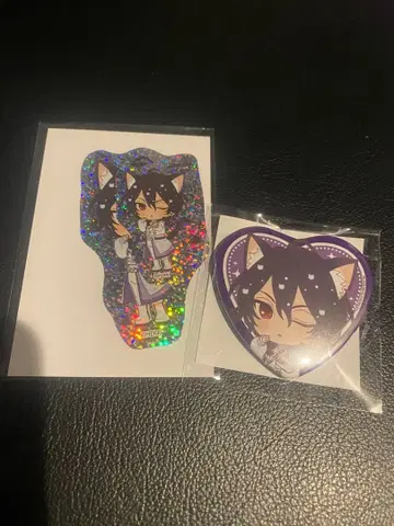 앙스타 난자 미니게임 B상 하트 캔뱃지 C상 반짝반짝 스티커 사쿠마 레이