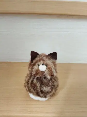 손바닥 고양이 봉제 인형 얼룩무늬 쇼와 레트로