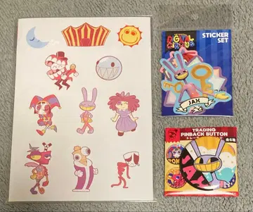 어메이징 디지털 서커스 잭스 캔뱃지 스티커