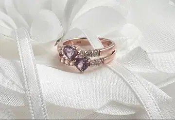 쥬얼리 츠츠미 K10 PG 라이트 자수정 반지