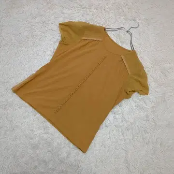 +RICO HIROKO BIS 시어 슬리브 센터 트위스트 사이드 후크