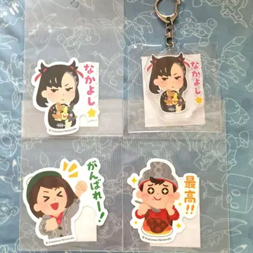 포켓몬 반짝반짝 프렌즈 키링 스티커 일러스트야