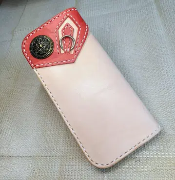 천연색 롱 지갑 라이더스 지갑 바이커스 지갑 장지갑