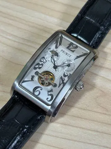 긴자 무라마츠 시계 PRINCE 토노형 자동 와인딩 선&문. 스켈레톤