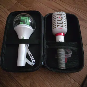 재중 공식 응원봉 2개 케이스 포함