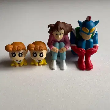 짱구는 못말려(크레용 신짱) 기다림 가챠가챠 4체 세트