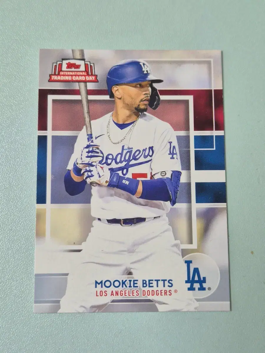 Topps 무키 베츠 카드 Los Angeles Dodgers