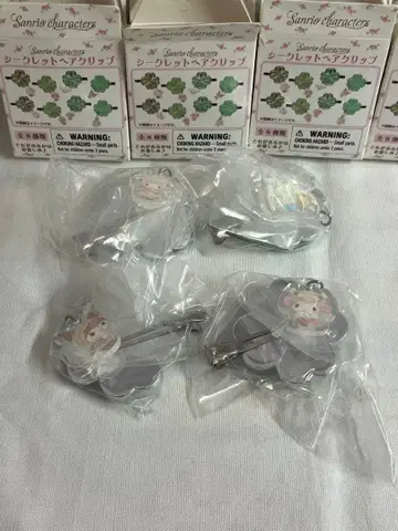 산리오 시크릿 헤어 클립 포레스트 레이스