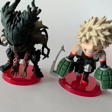 히로아카 블랙 데쿠 바쿠고 카츠키 피규어 2체 세트