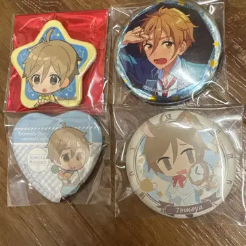 앙상블 스타즈 마시로 토모야 캔뱃지 4개 세트