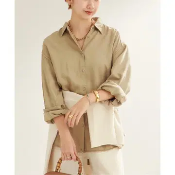 25ss Plage 플라주 SOFT MILI 셔츠 긴팔 셔츠