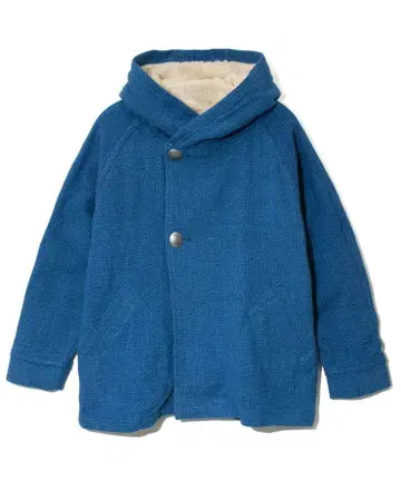 aozora 인디고 파나마 후드 블루종