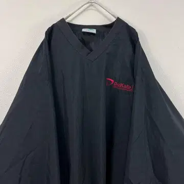 USA 구제 의류 dejalb 나일론 풀오버 블랙 자수 나일론 자켓