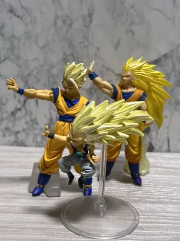 드래곤볼 HG 손오공 부자 피규어 세트