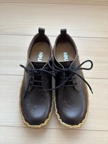 [ 미사용품 ] Ne-net 네넷 엠보싱 레이스업 슈즈