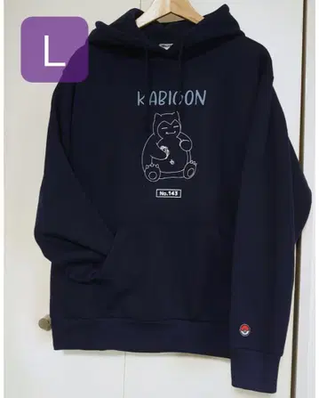 카비곤 후드티 L 네이비 포켓몬 택 포함 미사용 새상품