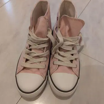 Samansa Mos2 무민 캐릭터 핑크 스니커즈