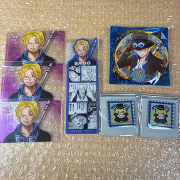 원피스 사보 냥피스 캔뱃지 북마크 클리어 카드