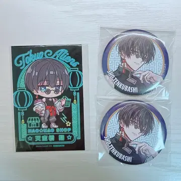 도쿄 에이리언즈 하오하오 카페 트레이딩 캔뱃지 텐쿠바시 쇼 혜택