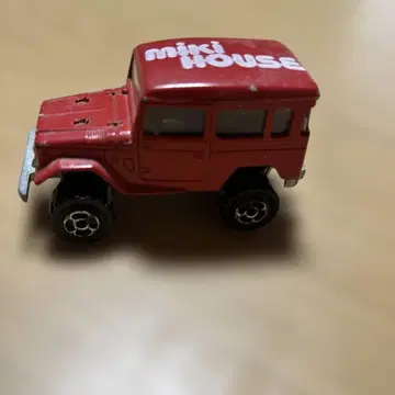 미키 하우스 빨간색 미니카 SUV 스타일