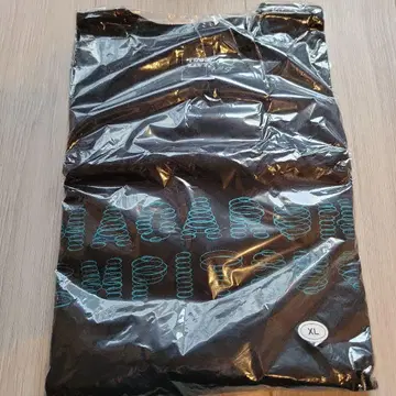 XL 블랙 T셔츠 문자 디자인 마카로니 연필