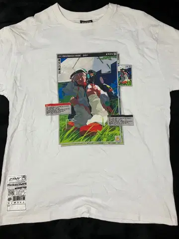 소매 퀼트 T셔츠 L 사이즈 계속 한밤중이면 좋을 텐데