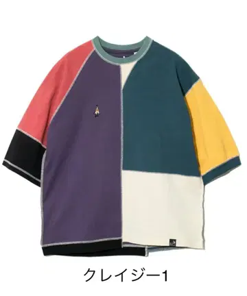 goslowcaravan USA/C 절개 클레이지 TEE