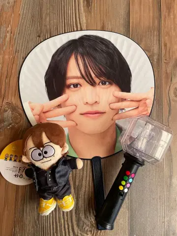 timelesz 이노마타 슈토 응원봉 부채 인형 세트