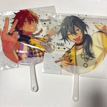 아마기 린네 시이나 니키 앙스타 프레프레스켈레톤 부채 응원 부채 스타라이