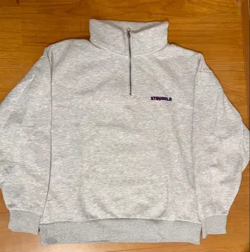 Staygold 그레이 하프 지퍼 맨투맨