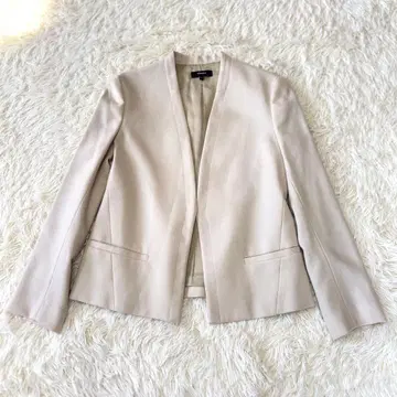 theory 노카라 자켓 SAXONY 베이지