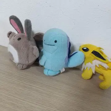 포켓몬 프렌즈 초기 봉제 인형 오타치 누오 썬더