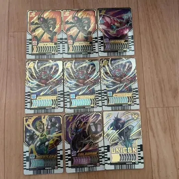 가면라이더 라이드 케미 트레이딩 카드 UR 9장 묶음 판매 세트