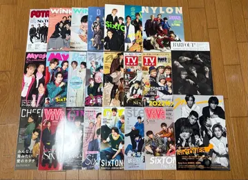 SixTONES 표지 잡지 (낱개 판매 가능)