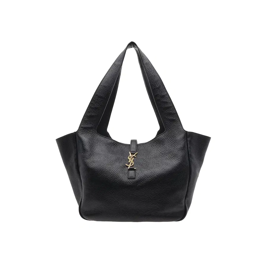圣罗兰（Saint Laurent）黑色Beah Grain Leather托特包