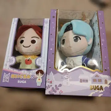 TinyTAN 봉제 인형 SUGA 2개 세트