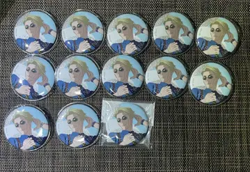 주술회전 쥬쥬페스티벌 글리터 캔뱃지 나나미 켄토 13개